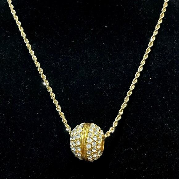 Vintage Deadstock 10KT GF Slide Rope Necklace - Picture 1 of 5